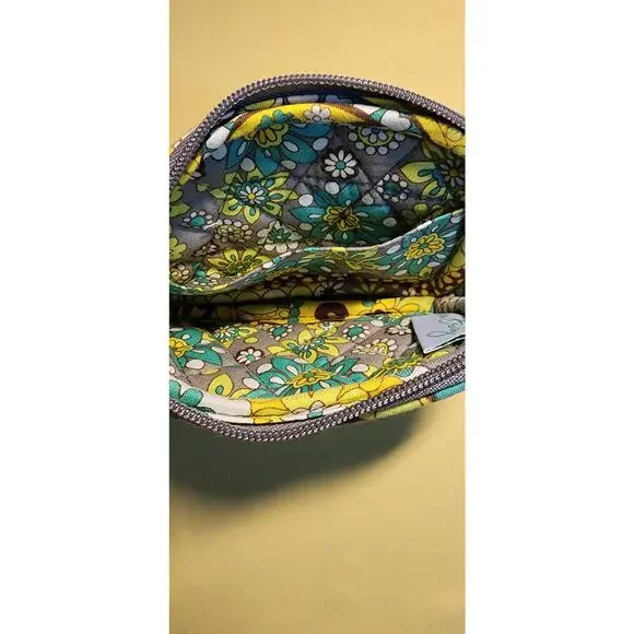 Vera Bradley Lemon Parfait Paisley Floral Small‎ Wristlet Wallet - Picture 3 of 5